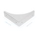 thumbnail image 2 of 4 protectores de esquinas de metal para muebles, protectores de seguridad para esquinas dañadas de mesas de centro, color plateado., 2 of 8