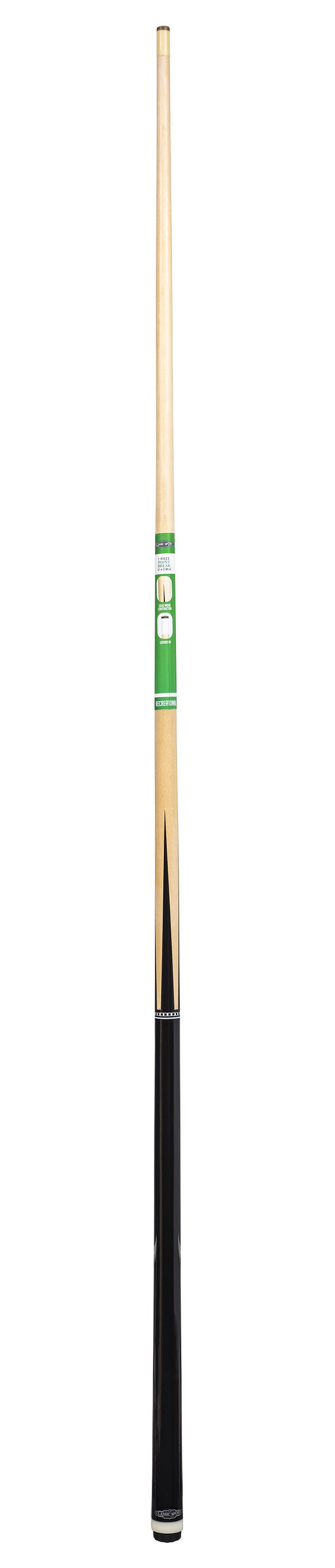 (3 pack) Classic Sport Point Break 57 in. Solid Wood 1-Piece Billiard Cue Pool Stick by EastPoint Sports