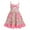Dark Pink, variant on IBTOM CASTLE Kids Girls Back to School Dress Sleeveless Pencil Book Causal Ruffle Kindergarten Dresses with Pockets 5-6 Years Dark Pink