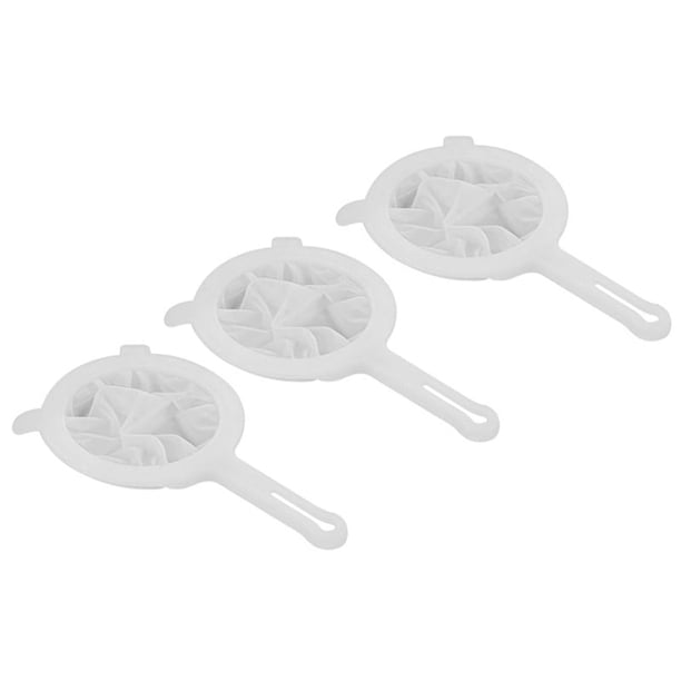 3 piezas de colador ultrafino de nailon para leche de nueces, malla 100/200/400, para coladores de café de soja