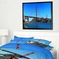 thumbnail image 5 of Design Art Golden Gate Bridge under Blue Sky Framed Canvas Art Print, 5 of 5