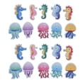 thumbnail image 2 of Calcomanía de baño para bebé, 2 juegos de pegatinas de ducha para niños, pegatinas de pared de peces de mar, eficiencia óptima Jadeshay A, 2 of 8