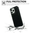 thumbnail image 2 of Allytechgroup Compatible with iPhone 15 Pro Max Case, PU Leather Slim Fit for Women Men Shockproof Protective Back Cover Phone Case for iPhone 15 Pro Max, Black, 2 of 7