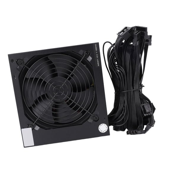 Computer Power Supply, 600W Aluminum Alloy Supports Backline ATX PSU for Upgrade
