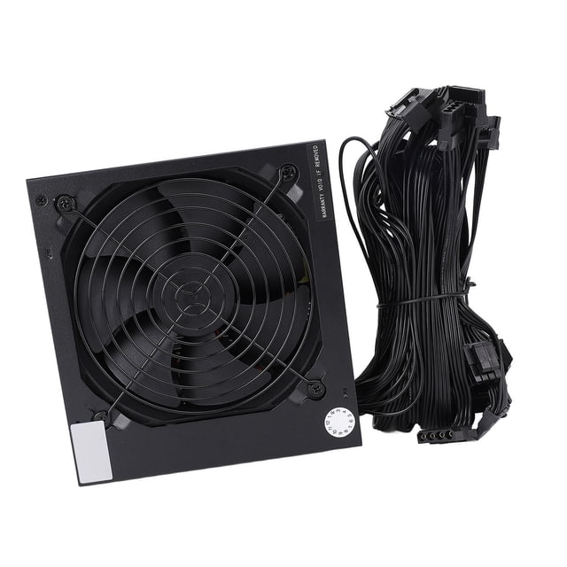 ATX PSU, 600W Aluminum Alloy Multiple Prevention Computer Power Supply for Upgrade