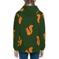 thumbnail image 6 of Picia Bold Squirrel Silhouettes for Boys Fashion Full-zip Hoodies & Sweatshirts with Kangaroo Pocket,Zip-up Hooded Sweatshirt for Kid, Moisture Wicking & Breathable-Small, 6 of 6