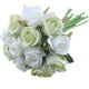 thumbnail image 1 of Rosa Sosteniendo Flores Ramo Novia Accesorios de Fotografía de Boda Flores Falsas Artificiales 12 Piezas Noticed JJ19843-02, 1 of 6