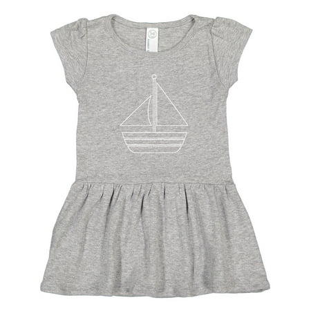 

Inktastic Sailboat Future Sailor Boating Gift Toddler Girl Dress
