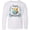 AA-White, variant on Inktastic Happy Hanukkah Dreidel and Laurels Long Sleeve Youth T-Shirt