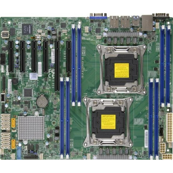 *NEW* Supermicro X10DRL-I Motherboard - Intel Chipset C612 - Dual Socket LGA 2011 - ATX Form Factor
