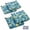 Skyworks Caribbean, variant on 20-inch by 19-inch Spun Polyester Chair Cushion (Set of Four)