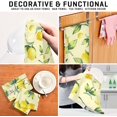 thumbnail image 7 of Kitchen Towels Yellow Lemon Pattern Cleaning Towel Absorbent Hand Towels Tea Towels for Home Restaurant Dish Clean 28" x 18", 4PCS, 7 of 7