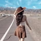thumbnail image 5 of Sombrero de mezclilla occidental de primavera, sombrero para el sol de verano para mujer, sombrero para el sol de playa de ala grande retro de estilo europeo y americano, 5 of 6