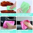 thumbnail image 5 of Wood Fiber Cleaning Cloths, 10 Pack Dish Towels, Quick Dry Reusable Kitchen Towels, 5 of 7