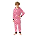 thumbnail image 3 of KICILVS Matching Christmas Pajamas Family Cute Reindeer Onesie Pajamas Holiday Deer Hooded Zip Up Jumpsuit Sleepwear for Festive Cheer, 3 of 8