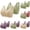 Multicolor-L, variant on Gswybco 2PC Daily Bras for Women Solid Color Plus Size Seamless Bras Wide Shoulder Straps Bras No Underwire Front Snap Closure Bras