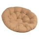 thumbnail image 3 of Cojín para silla de columpio, almohada de suelo, multifuncional, redondo, suave, grueso y elegante para jardín. Caqui, 3 of 9