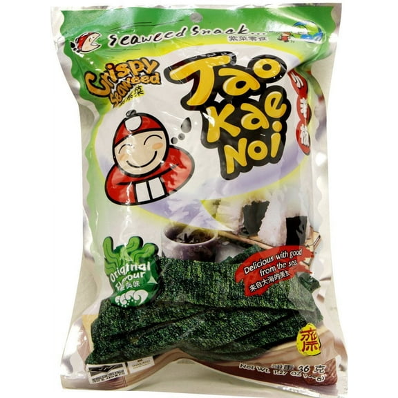 Tao Kae Noi Hi Crispy Seaweed Original Flavor, 1.12 oz x 6packs