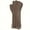 Khaki, variant on Women's long knitted gloves, perfect for winter warmth, available in multiple colors, featuring a geometric cable knit pattern and a stylish fingerless design. An ideal gift, made of nylon, washable