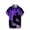 Purple, variant on Hawaiian Shirts for Men Casual Turndown Short Sleeve Pockets Blouses Summer Coconut Tree Printed Button Down Beach Tops