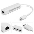 thumbnail image 2 of <p>Rj45 Lan Adapter Rj45 Adapter Accessory Rj45 Adapter 100m Ethernet Adapter Type C To Usb 2.0 Rj45 Adapter RJ45 Ethernet Adapter Type C To USB 2.0  100M Accessory For WIN, 2 of 7