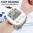 thumbnail image 6 of Ziqing Adult Series Fully Automatic LCD Wrist Blood Pressure Monitor, Digital Wrist Blood Pressure Monitor, Instruction Manual, Type-C Charging Cable, 6 of 7