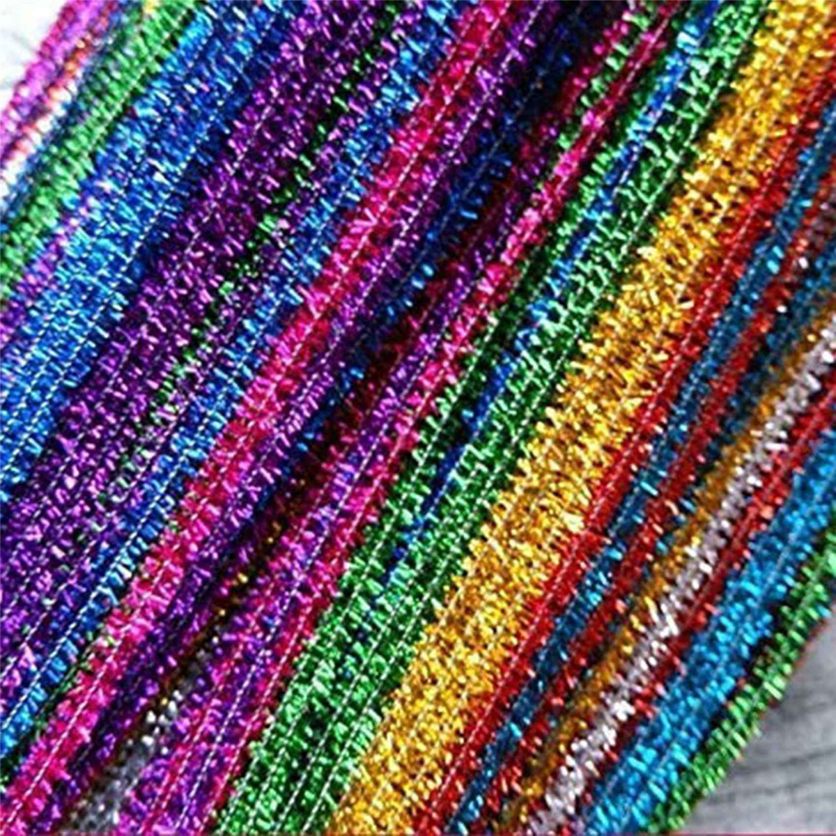 1000Pcs Pipe Cleaners Chenille Stems Kids DIY Craft Educational Toys Art Crafts Decorations