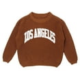 thumbnail image 4 of HXWCHs Girls' Bow Detail Sweater Knit Cute Fall Winter Outfit 6-12 Months Brown, 4 of 4