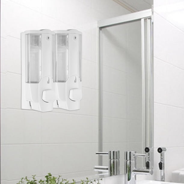 Dispensador de jabón líquido, dispensador de jabón de pared para baño de hotel de 350 ml, dispensador de loción de jabón, construcción robusta