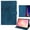 Dark Blue, variant on ELEHOLD PU Leather Embossed Floral Pattern Leather Folio Kickstand Case with Card Slots for Amazon Fire HD 8 & 8 Plus Tablet (12th Generation/10th Generation, 2024/2022/2020), Brown