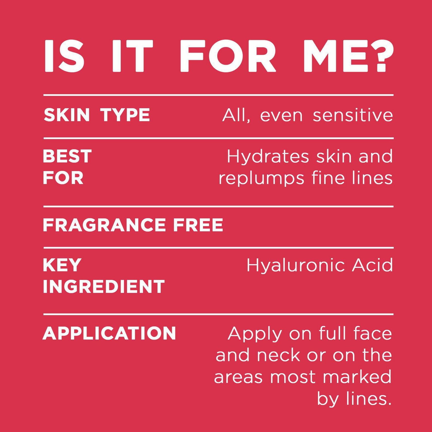 L'Oreal Paris Revitalift Crème de yeux pour le visage Hydratant avec acide hyaluronique, sans parfum, sans alcool, 30mL Crème pour les yeux et visage