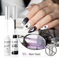 thumbnail image 3 of Esmalte de uñas en gel RARJSM, negro y blanco, 8 ml, remoja con brocha, 3 of 9