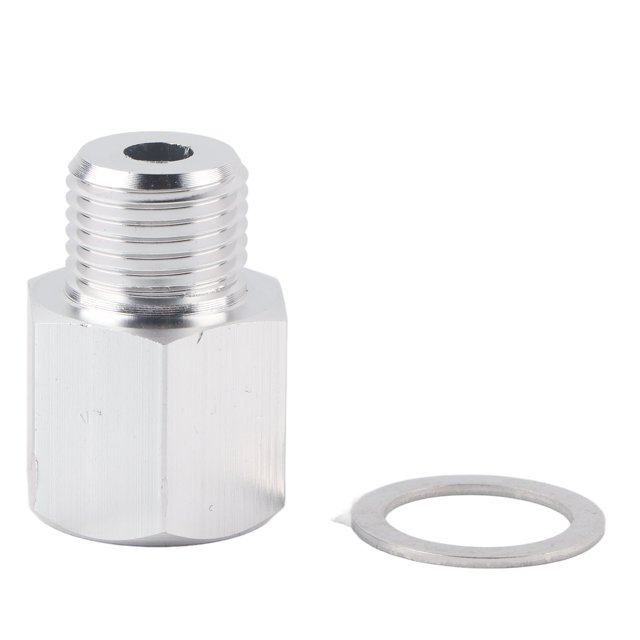 Adaptador De Sensor De Presión De Aceite, Conector De Sensor De Presión De Aceite De Aleación De Aluminio Resistente Al Desgaste Con Junta Para Motores GM LS LS1 LSX LS3 Cergrey Oil Pressure Sensor Connector