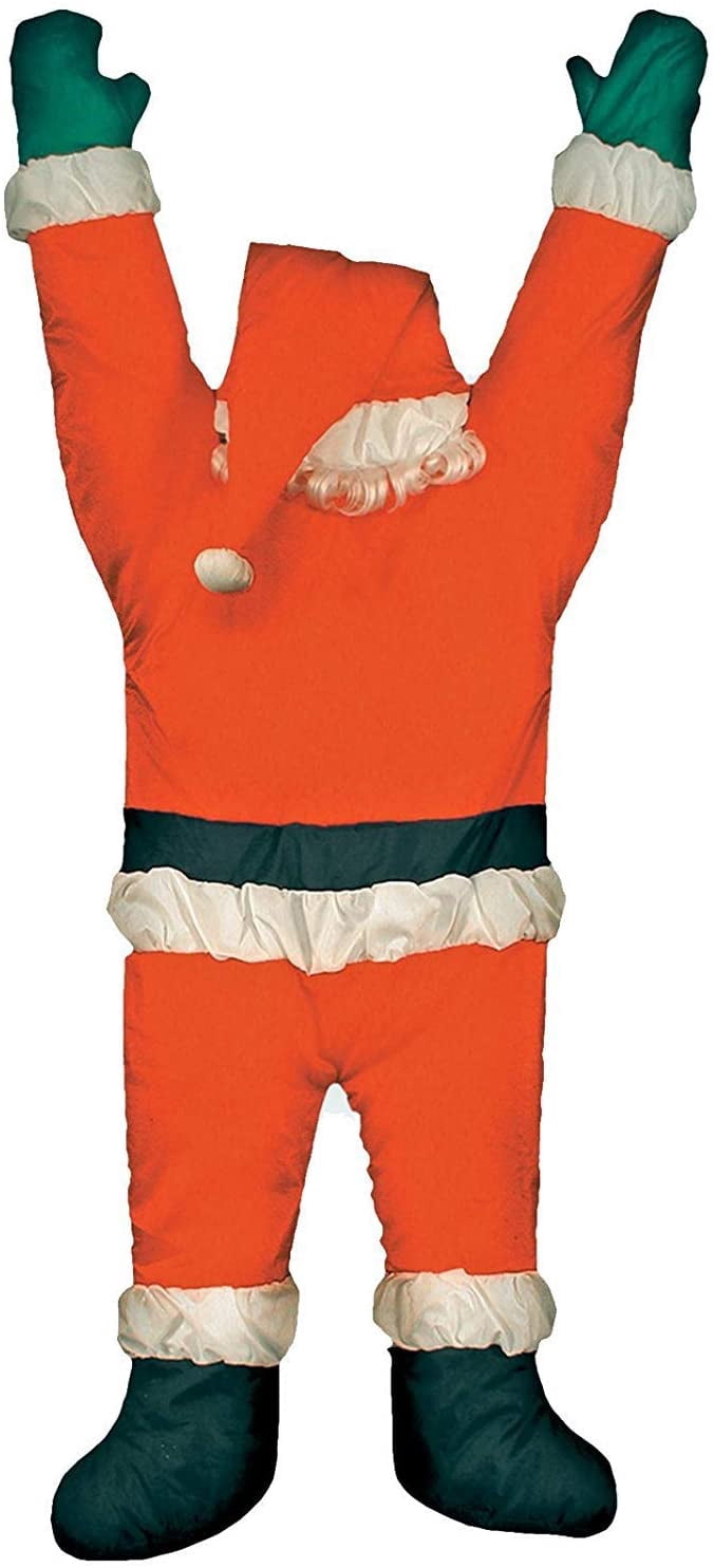 walmart belham living on Life Size Gemmy Gutter Hanging Santa Claus Suit Outdoor Christmas Yard Decor Walmart Com Walmart Com