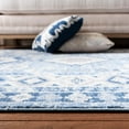thumbnail image 2 of Safavieh  Kazak Erzsi Diamond Medallion Rug Blue/Cream 4' x 6' 4' x 6' Indoor Cream Rectangle, 2 of 5
