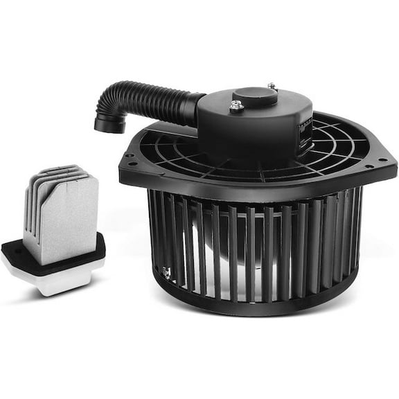 Front HVAC Blower Motor and Resistor Kit 2 - Compatible with 2012 - 2015 Nissan NV2500 2013 2014