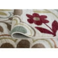 thumbnail image 5 of Transitional 8x10 Area Rug (7'10'' x 10'3'') Floral Ivory, Red Living Room Easy to Clean, 5 of 8