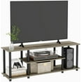 thumbnail image 6 of TV Stand for TVs up to 50 inches, Entertainment Center with Open Storage Shelves, Modern TV Console for Living Room, Grey, 6 of 12
