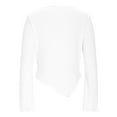 thumbnail image 3 of SELONE Thermal Undershirt for Women Crewneck Shirt Long Sleeve Tops Soild Tight Bottom Underwear Clothes White, 3 of 5