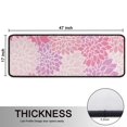 thumbnail image 5 of Kitchen Rugs Sets Of 2,Pink Floral and Petal Pattern Anti Fatigue Kitchen Mat Rugs Non Slip Washable,Decorative Kitchen Floor Mats for Kitchen,Sink,Laundry,17"x47"+17"x47", 5 of 5