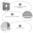 thumbnail image 2 of Miangastore 2 Pcs Guide de Sol Réglable en Acier Inoxydable pour Porte Coulissante de Grange, 2 of 9