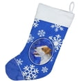thumbnail image 2 of Carolines Treasures SS4642-CS Jack Russell Terrier Winter Snowflakes Christmas Stocking SS4642 Large multicolor, 2 of 2