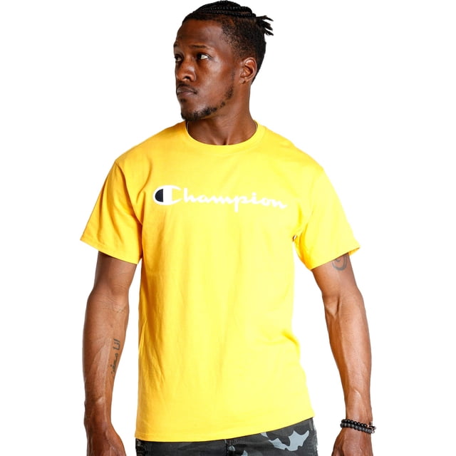 Remera Champion Clásica para Hombre Jersey Script Team Gold L