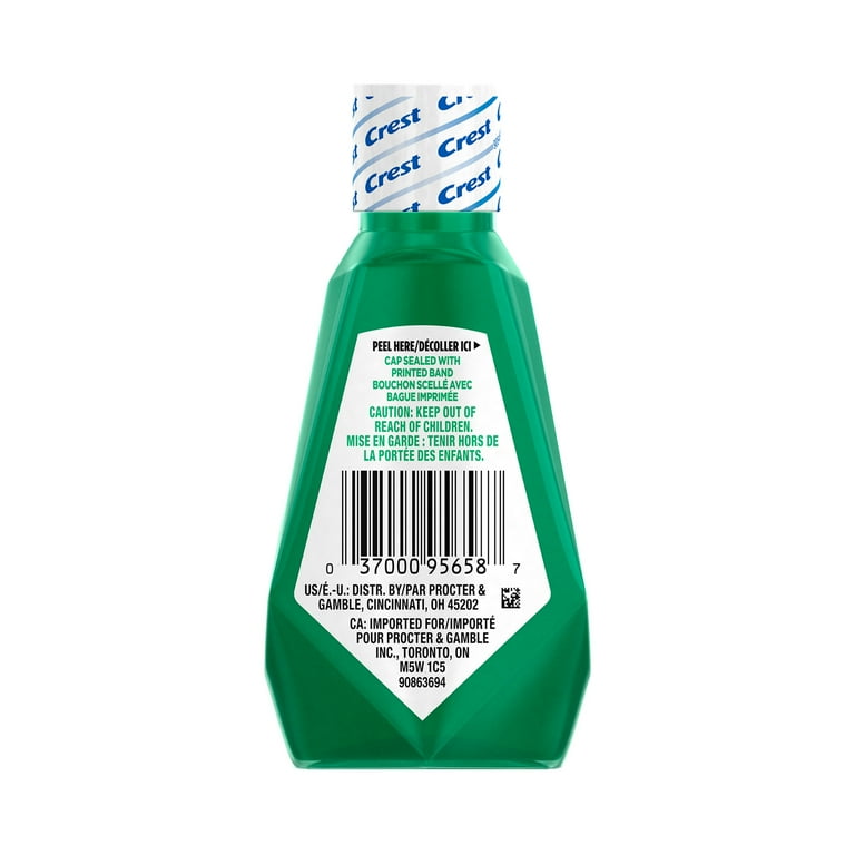 Crest Scope Classic Mouthwash 1.2 oz. Original Mint Flavor  