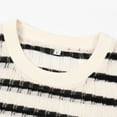 thumbnail image 6 of Tank Tops Men, Mens Crochet Sweater Vest Striped Knit Vest Sleeveless Crewneck Blouses Tops Hollow Out Tank Top, 6 of 9