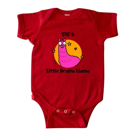 

Inktastic Titi s little Drama Llama Gift Baby Boy or Baby Girl Bodysuit