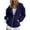 Blue#01, variant on Otntypg Fall Jackets for Women Lightweight Casual Full Zip up Long Sleeve Hooded Pullover Sweatshirts Sherpa Fleece Lined Warm Hoodie Outwear Tops with Pockets Light Green XXL