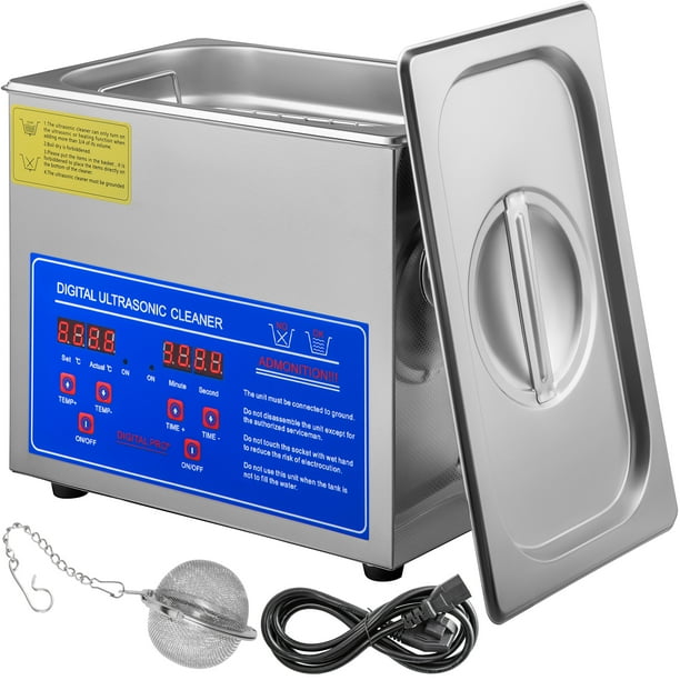 VEVOR VEVOR Ultrasonic Cleaner 3L Ultrasonic Parts Cleaner Stainless