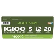 Igloo 16 Qt. RECOOL Reusable Ice Chest Cooler