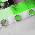 thumbnail image 4 of Manfei Modern Abstract Ombre Black Out Curtains, Green Rectangle Square Curtains Pack of 2 (42x63 Each), Teens Kids Adult Bedroom Curtains, Curtains and Drapes Decor, 4 of 6